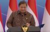 Menko Perekonomian Airlangga Hartarto mengungkap alasan RI memilih jalur negosiasi dalam menyikapi kebijakan tarif impor AS. Foto: MNC Media.