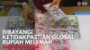 Dibayangi Ketidakpastian Global Rupiah Melemah. (Sumber : IDX Channel)