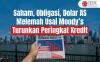 Pasar AS Melemah Pascapenurunan Peringkat Kredit oleh Moody’s