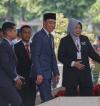 Tiba di Gedung Nusantara, Jokowi Kenakan Jas dan Peci Hitam (FOTO:Aldhi Chandra)