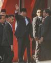 Hadiri Sidang Tahunan MPR, SBY Tiba di Gedung Nusantara (FOTO:Aldhi Chandra)