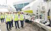 Pertamina melakukan penerbangan perdana menggunakan Sustainable Aviation Fuel (SAF) berbahan baku minyak jelantah. (Foto: Dok. Pertamina)
