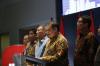 Menteri Koordinator Bidang Perekonomian Airlangga Hartarto di Gedung Bursa Efek Indonesia (BEI) (IDXChannel)