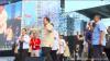 Momen Prabowo Joget Bersama Buruh saat Tipe-X Bawakan Lagu “Kamu Nggak Sendiri”. (Foto: Anggie/iNews Media Group)