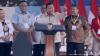 Prabowo Umumkan Potongan Aplikator Ojol Maksimal Hanya 8 Persen di Peringatan May Day. (Foto: Youtube Sekretariat Presiden)