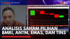 Analisis Saham Pilihan BMRI, ANTM, EMAS, dan TINS