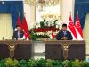 RI-Singapura Sepakat Jaga Keamanan dan Perdamaian di Selat Malaka. (Foto: Binti Mufarida/iNews Media Group)