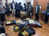 Polri memastikan keaslian emas batangan dengan bobot 74 kilogram yang disita dari rumah mantan Jampdisus, Febrie Adriansyah. (Foto: iNews Media Group)