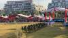 Upacara Penurunan Bendera HUT ke-81 RI di IKN Berlangsung Khidmat. (Foto Danandaya/IMG)