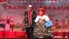 Bukan 17 Agustusan Biasa, Warga Duren Sawit Sulap Sampah Plastik Jadi Busana Fashion Show. (Foto: MNC Media)