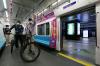 Dirut MRT Cek Kesiapan Gerbong MRT Khusus Sepeda Non Lipat
