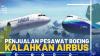 Penjualan Pesawat Boeing Kalahkan Airbus