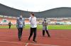 Presiden Jokowi Tinjau Vaksinasi bagi Masyarakat di Stadion Pakansari Bogor