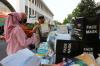 Dampak PPKM Darurat, Pedagang Masker di Pasar Pagi Lama Sepi Pembeli