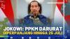 Jokowi: PPKM Darurat Diperpanjang hingga 25 Juli