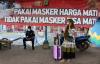 Spanduk Himbauan Tetap Jaga Prokes di Kepulauan Seribu
