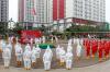 Upacara 17 Agustus di RSDC-19 Wisma Atlet Kemayoran