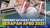 Pemerintah Pusat Percepat Serapan APBD 2021
