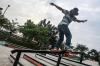 Serunya Bermain Skateboard di Taman Kalijodo