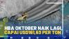 HBA Oktober Naik Lagi, Capai USD161,63 Per Ton