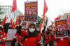 Demo Buruh Jateng Tuntut Kenaikan Upah 16 Persen