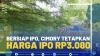 Bersiap IPO, Cimory Tetapkan Harga IPO Rp3.080