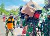 Satgas Evakuasi TNI AU Sisir Sejumlah Kampung dan Salurkan Bansos ke Pengungsi Erupsi Semeru