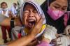 Begini Ekspresi Anak SD saat Divaksin Covid-19