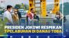 Presiden Jokowi Resmikan 7 Pelabuhan di Danau Toba