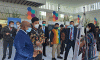President of United Nations General Assembly Kunjungi Booth SVR Simulasi Gempa di GPDRR 2022