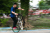 Melihat Latihan Komunitas BMX di Palembang