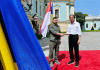 Presiden Jokowi Disambut Presiden Zelenskyy di Istana Maryinsky