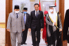 Menhan Prabowo Subianto Sambut Kedatangan Presiden Jokowi di Bandara Abu Dhabi