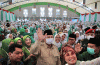 Gemuruh Sorak Sorai Emak-Emak di Kongres Fatayat NU saat Prabowo Didoakan Jadi Presiden 2024