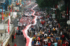 Kirab Bendera Merah Putih Sepanjang 1.700 Meter di Jakarta