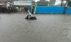 Jalan Cirendeu Raya Tangsel Terendam Banjir, Puluhan Sepeda Motor Mogok