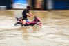 Hujan Deras, Kota Palembang Dikepung Banjir
