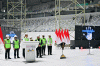 Presiden Jokowi Lakukan Topping Off Indoor Multifunction Stadium Gelora Bung Karno