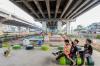 Keren, Kolong Tol Becakayu Disulap Jadi Taman Bermain Anak