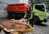 Petugas UPS Badan Air Pasar Minggu Sulap Limbah Kayu jadi Furnitur Cantik