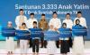 Berbagi Keberkahan, Wapres Hadiri dan Berikan Santunan bagi 3.333 Anak Yatim