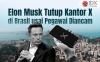 Elon Musk Tutup Kantor X di Brasil usai Pegawai Diancam Penjara