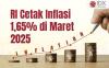 Inflasi Maret Mencapai 1,65 Persen, Ini Pemicunya