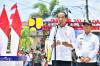 Jokowi Resmikan Pembangunan Jalan Daerah Senilai Rp868 Miliar di Sumatera Utara. Foto: MNC Media.