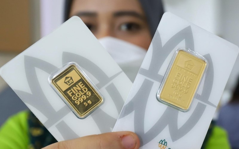 Harga Emas Antam Hari Ini Turun Tipis Jadi Rp2.627.000 per Gram Harga Emas Antam Hari Ini Turun Tipis Jadi Rp2.627.000 per Gram