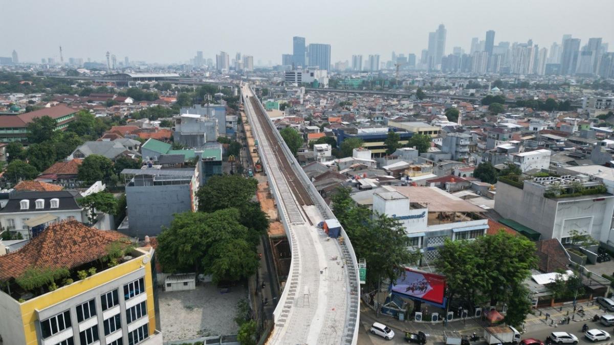Segera Diresmikan, Proyek LRT Jakarta Fase 1B Catatkan Zero Accident