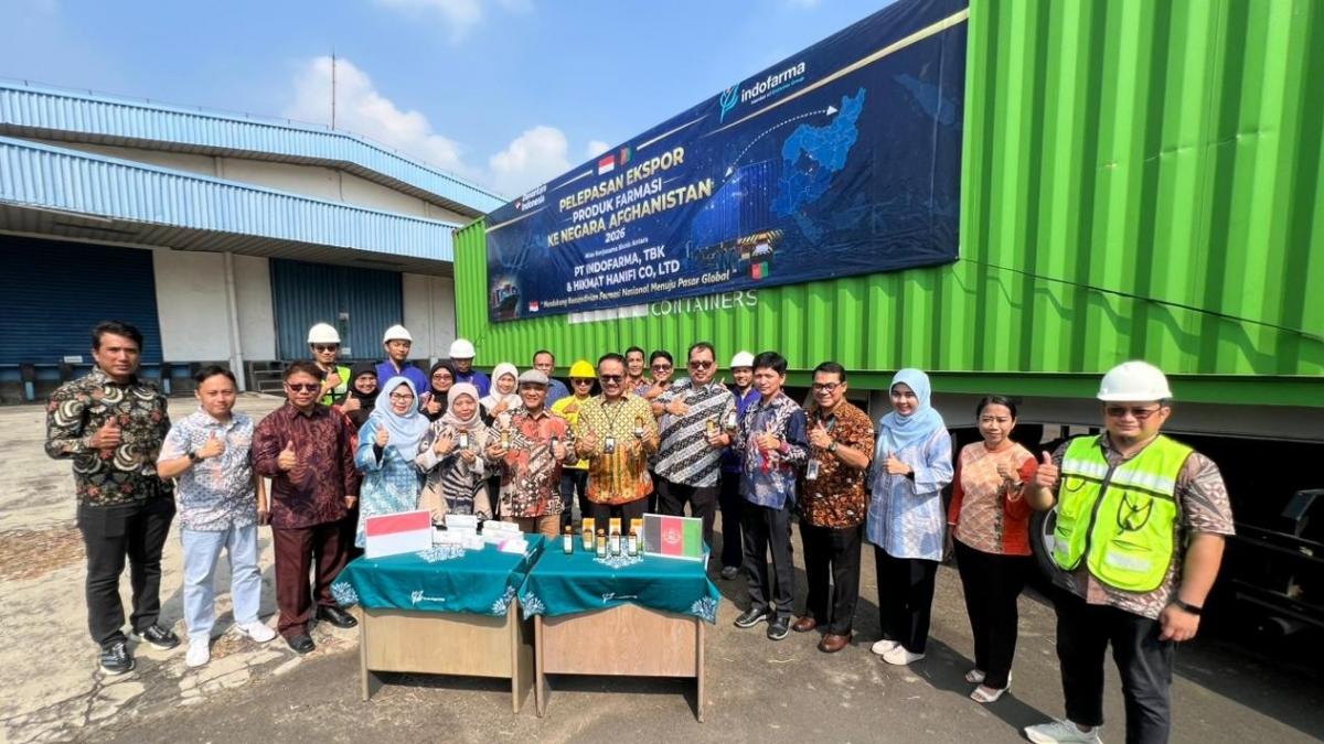 Perkokoh Daya Saing Industri, Indofarma (INAF) Ekspor Lima Kontainer Produk Farmasi ke Afghanistan Perkokoh Daya Saing Industri, Indofarma (INAF) Ekspor Lima Kontainer Produk Farmasi ke Afghanistan