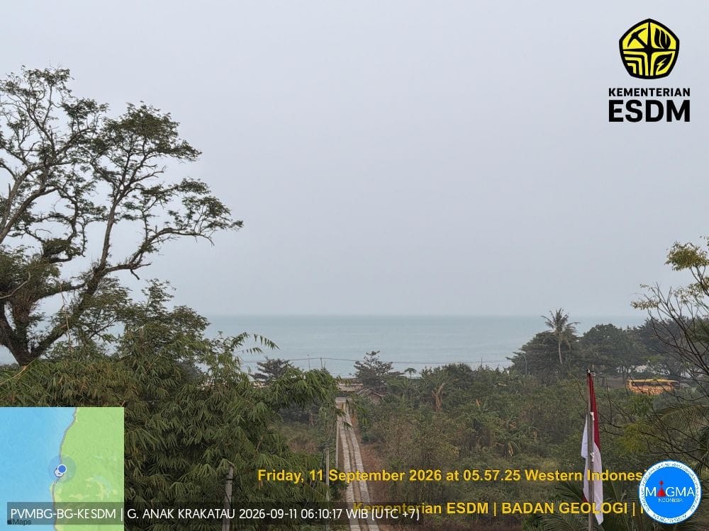 Anak Krakatau Masih Status Siaga, 19 Gempa Terekam Pagi Ini Anak Krakatau Masih Status Siaga, 19 Gempa Terekam Pagi Ini