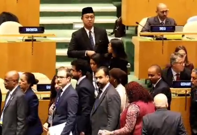 Indonesia dan 76 Negara Lainnya Walk Out saat Netanyahu Pidato di Sidang Umum PBB Indonesia dan 76 Negara Lainnya Walk Out saat Netanyahu Pidato di Sidang Umum PBB
