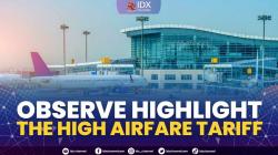 Observe Highlight the High Airfare Tariff.(SUMBER : IDX CHANNEL)